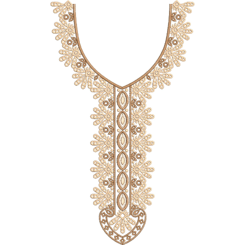 Beautiful Neck Embroidery Design