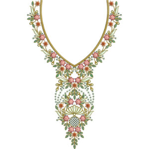 Simple Neck Embroidery Design