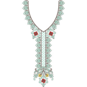 Neck Kurta Embroidery Design