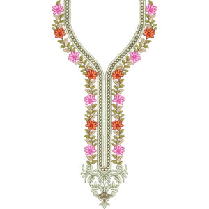 Simple Neck Embroidery Design