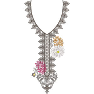 Simple Neck Embroidery Design
