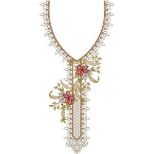 Neck Gala Embroidery Design