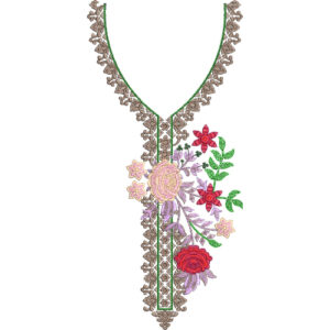 Neck Gala Embroidery Design