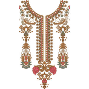 Beautiful Neck Embroidery Design