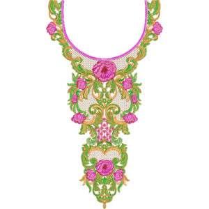 Simple Neck Embroidery Design