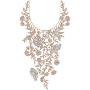 Neck Gala Embroidery Design