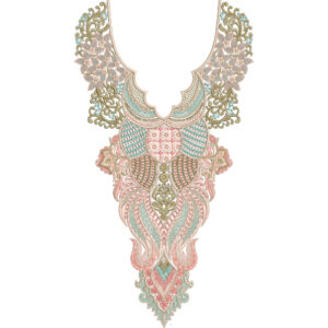 Neckline Embroidery Design
