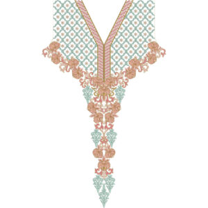 Neckline Embroidery Design