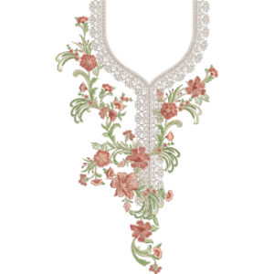 Beautiful Neck Embroidery Design