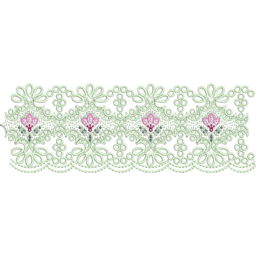 Unique Lace Embroidery Design