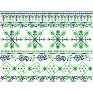 Lace Flower Embroidery Design