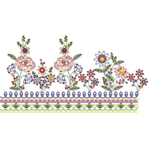 Lace Kurta Embroidery Design