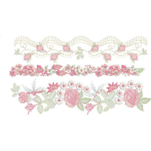 Lace Flower Embroidery Design