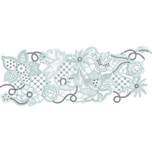 Floral Lace Embroidery Design