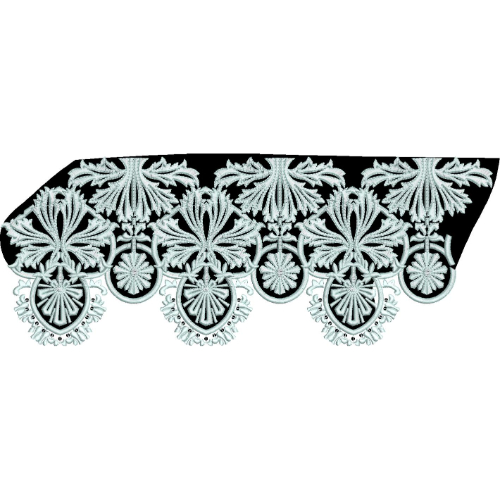 Unique Lace Embroidery Design