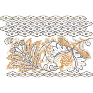 Floral Lace Embroidery Design