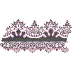 Simple Lace Embroidery Design