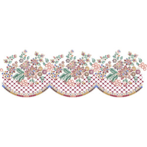 Lace Kurta Embroidery Design