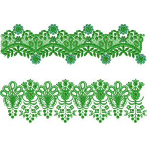 Simple Lace Embroidery Design