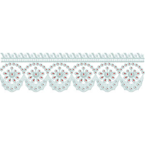 Unique Lace Embroidery Design