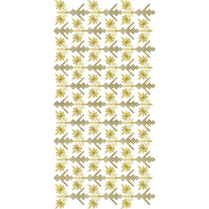 Classic Floral Diamond All-Over Jaal Embroidery Design