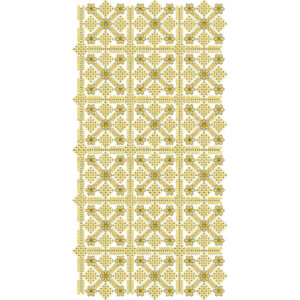 Floral Diamond Grid All-Over Jaal Embroidery Design