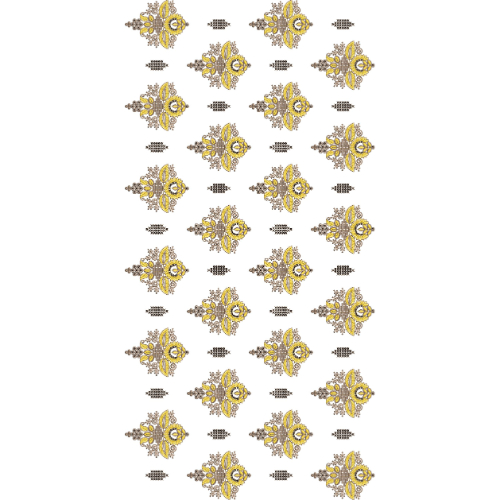 Ornate Mughal-Inspired Buta All-Over Jaal Embroidery Design