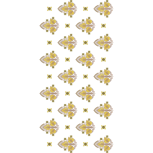 Floral Leaf Buta with Mini Motif All-Over Jaal Embroidery Design