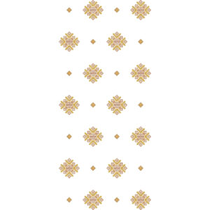 Geometric Star Motif All-Over Jaal Embroidery Design