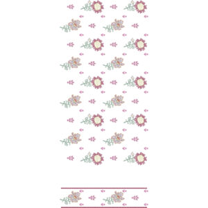 Delicate Floral Buta with Mini Sprig All-Over Jaal Embroidery Design
