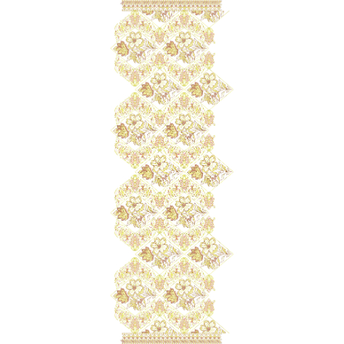 Dense Floral Diamond All-Over Jaal Embroidery Design