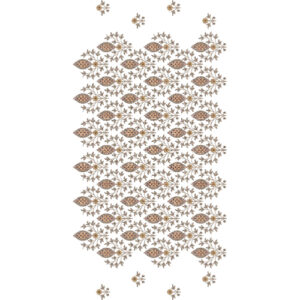 Ornamental Paisley Floral All-Over Jaal Embroidery Design