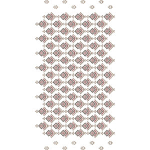 Structured Diamond Motif All-Over Jaal Embroidery Design
