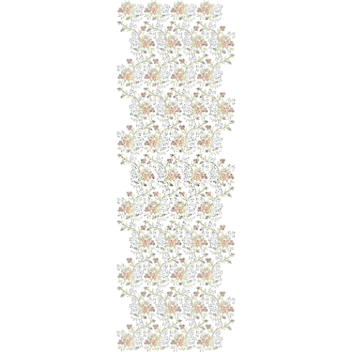 Soft Scattered Floral All-Over Jaal Embroidery Design