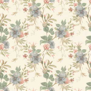Vintage Botanical Garden Floral Seamless Pattern Design