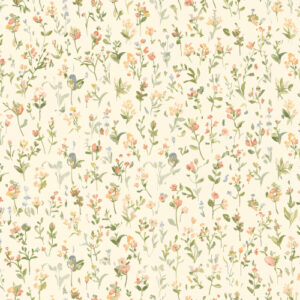 Delicate Wildflower Meadow Botanical Seamless Pattern Design