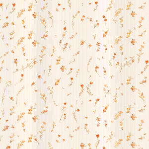 Tiny Wildflower Botanical Stripe Seamless Pattern Design