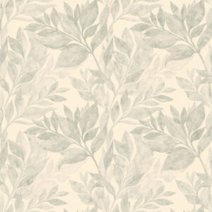 Soft Neutral Botanical Leaf Seamless Pattern Design