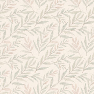 Soft Neutral Botanical Leaf Watercolor Seamless Pattern Design