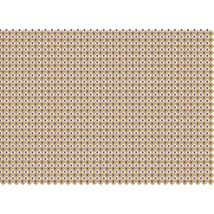 Intricate Geometric Allover Lace Embroidery Design with Repeating Diamond Motifs