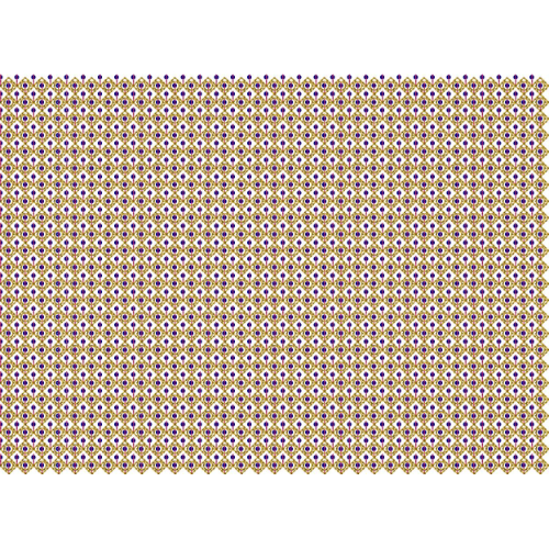 Intricate Geometric Allover Lace Embroidery Design with Repeating Diamond Motifs