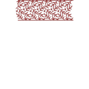 Allover Leaf Lace Embroidery Border with Interlocking Vine Pattern