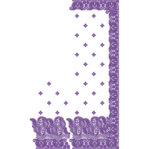 Traditional Paisley Border Saree Embroidery Design with Delicate Buti Pattern and Ornate Detailing